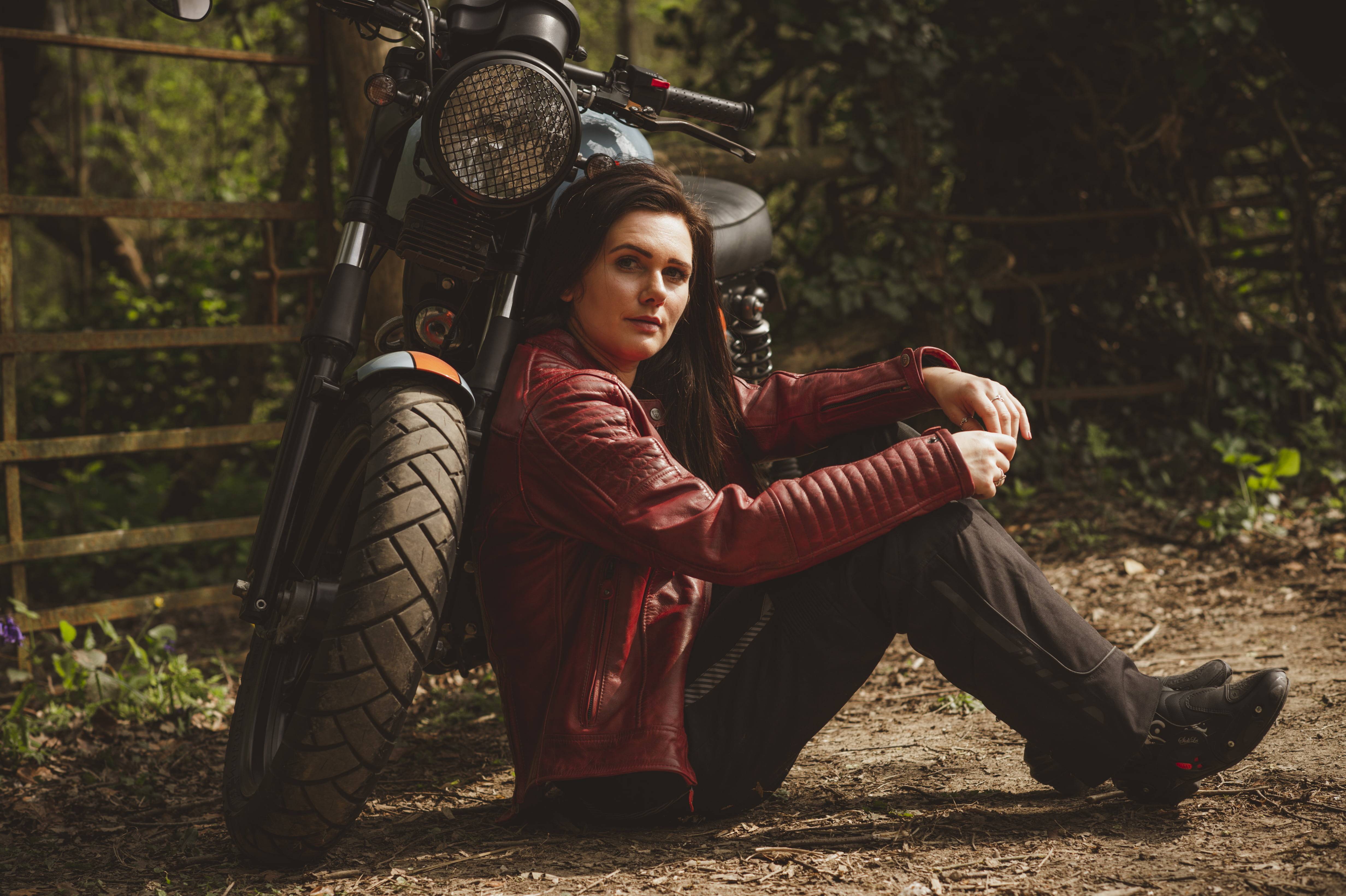 MotoGirl Valerie Red Leather Jacket Women's Motorcycle Apparel, Jackets,  Pants, Gloves & much more! - Black Sunshine Moto Black Sunshine Moto